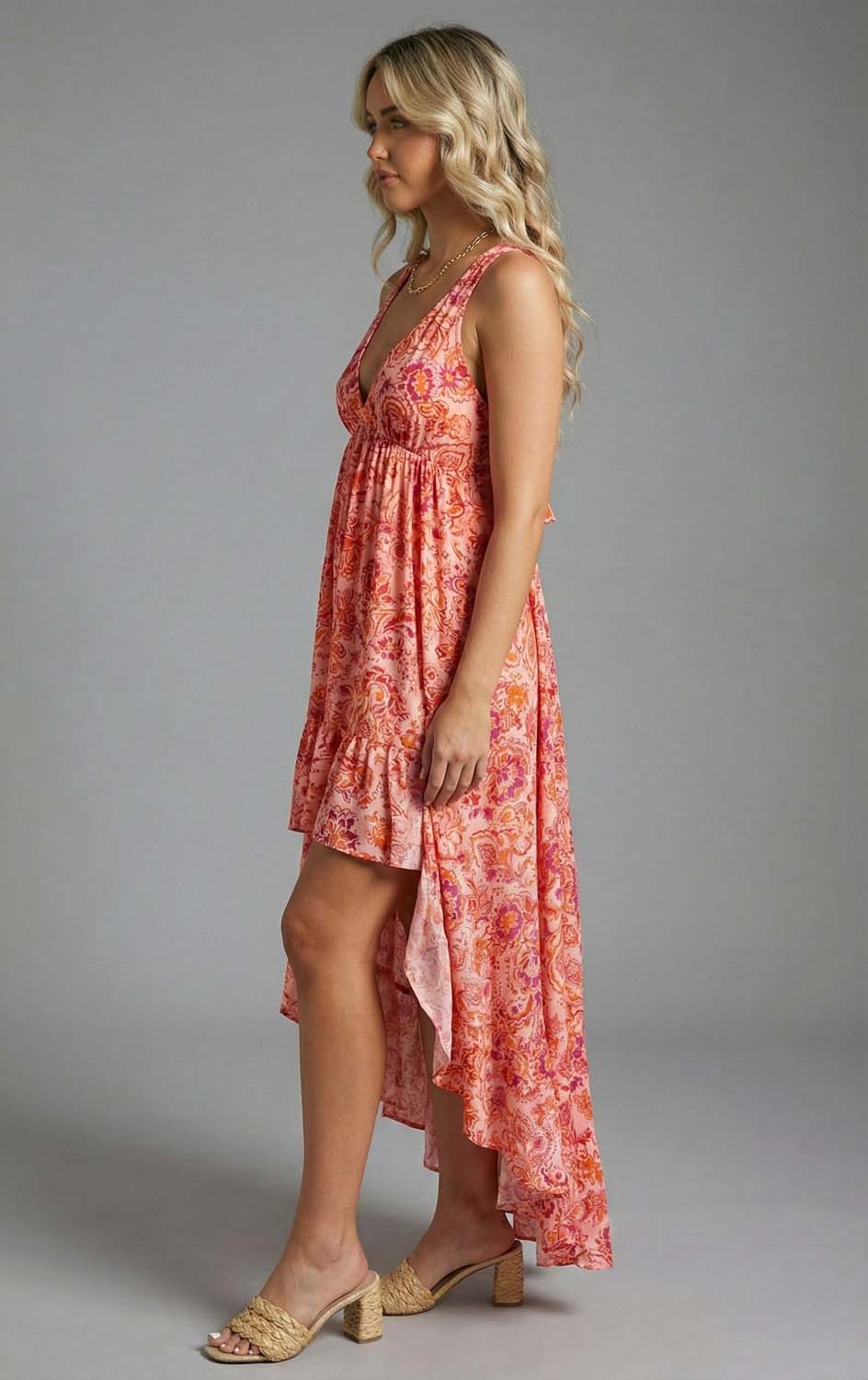 Jacobean Coral Lilith Dress, Jacobean Coral Lilith by Meet Me in Santorini
