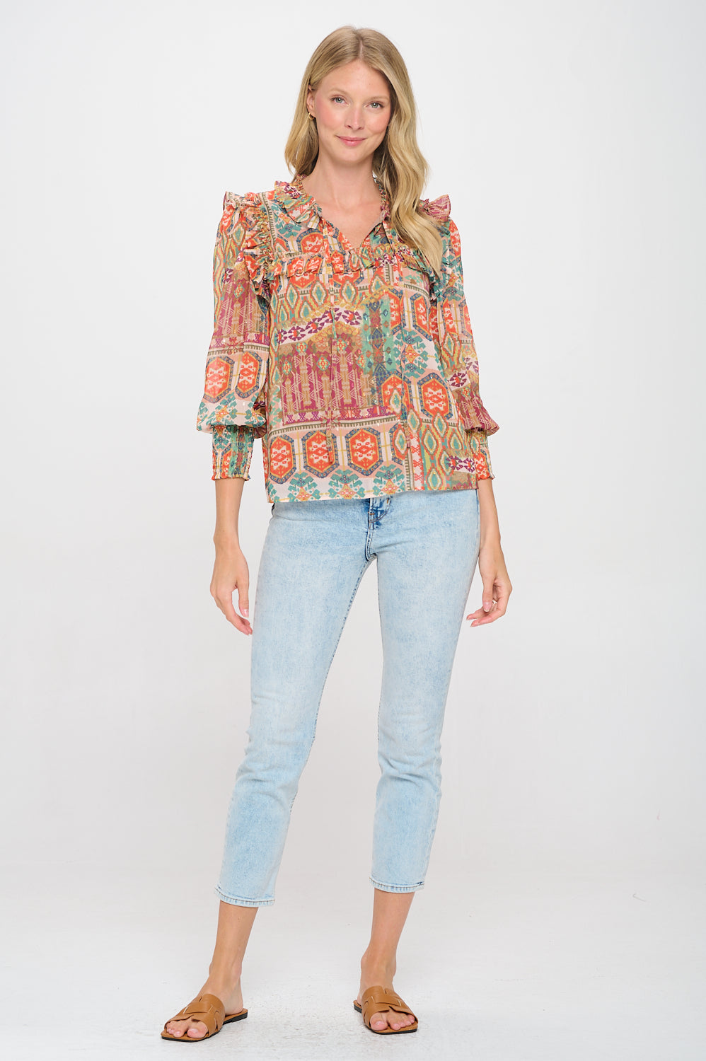 Ancient Tapestry Long Sleeve Top