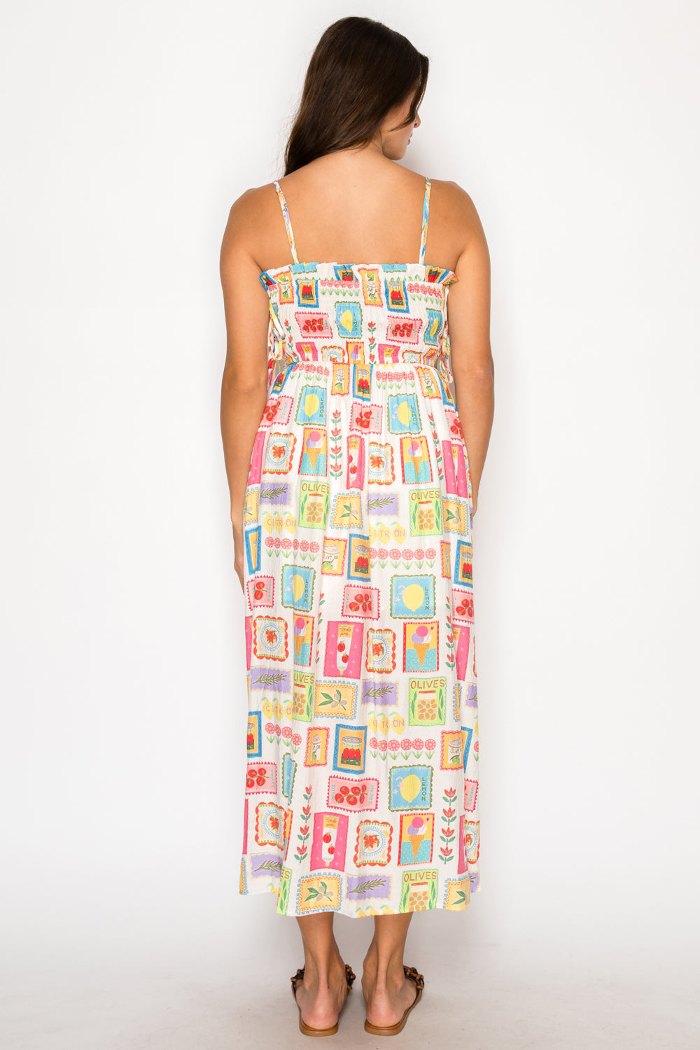 Citrus Kefi Midi Dress