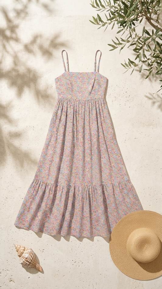 Mykonos Meadow Maxi Dress