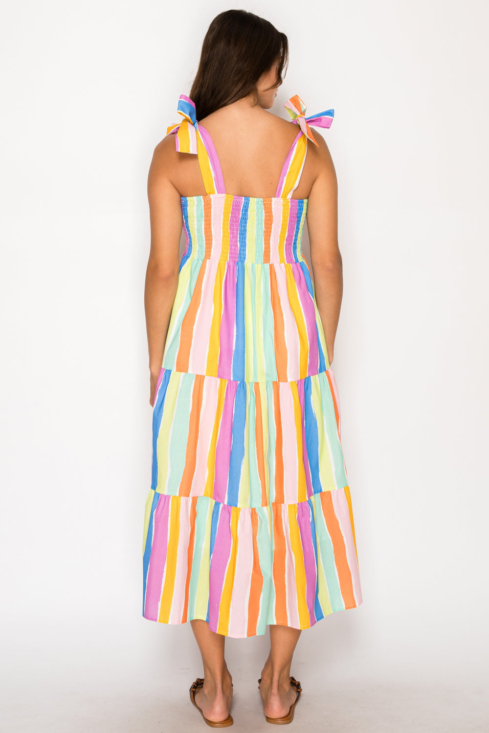 Sirena Stripe Midi Dress