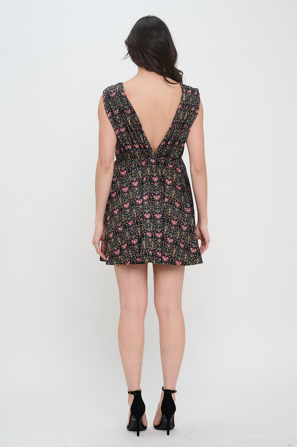 Indigo Garden Bow Dress