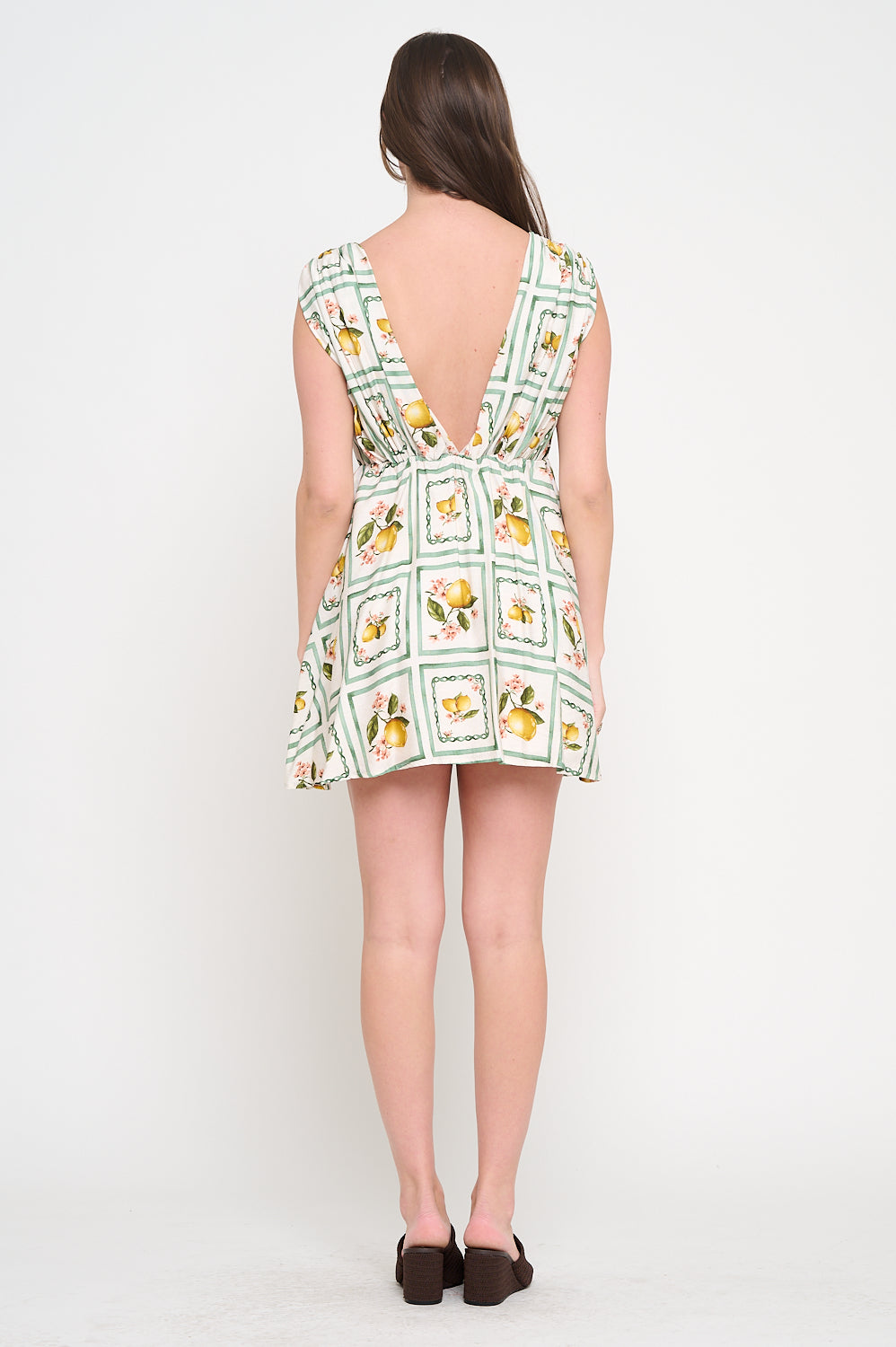 Lemon Grove Delight Bow Dress