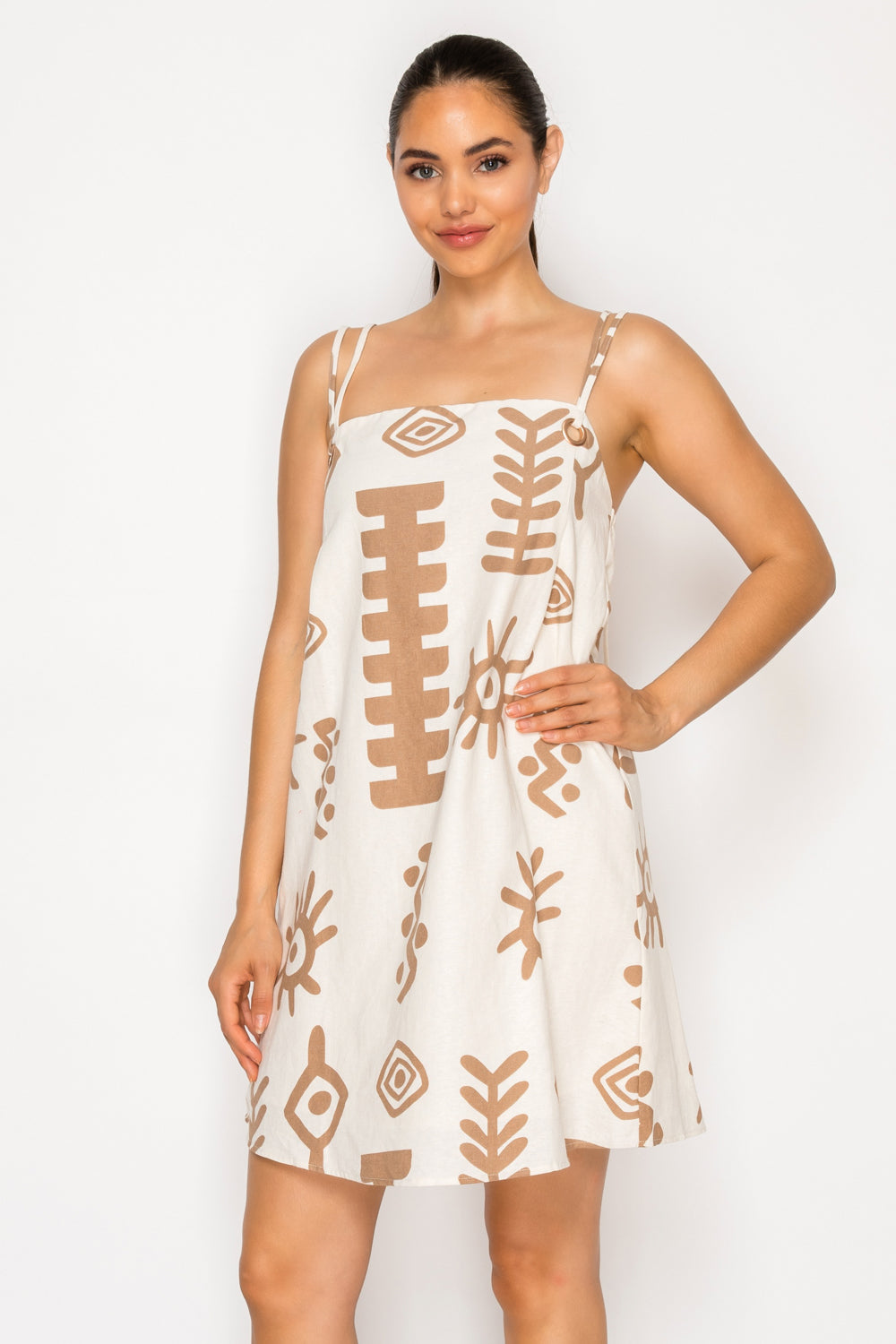 Santorini Sunplay Mini Dress