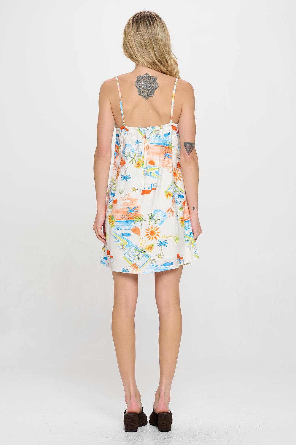 Mediterranean Daydream Cami Dress