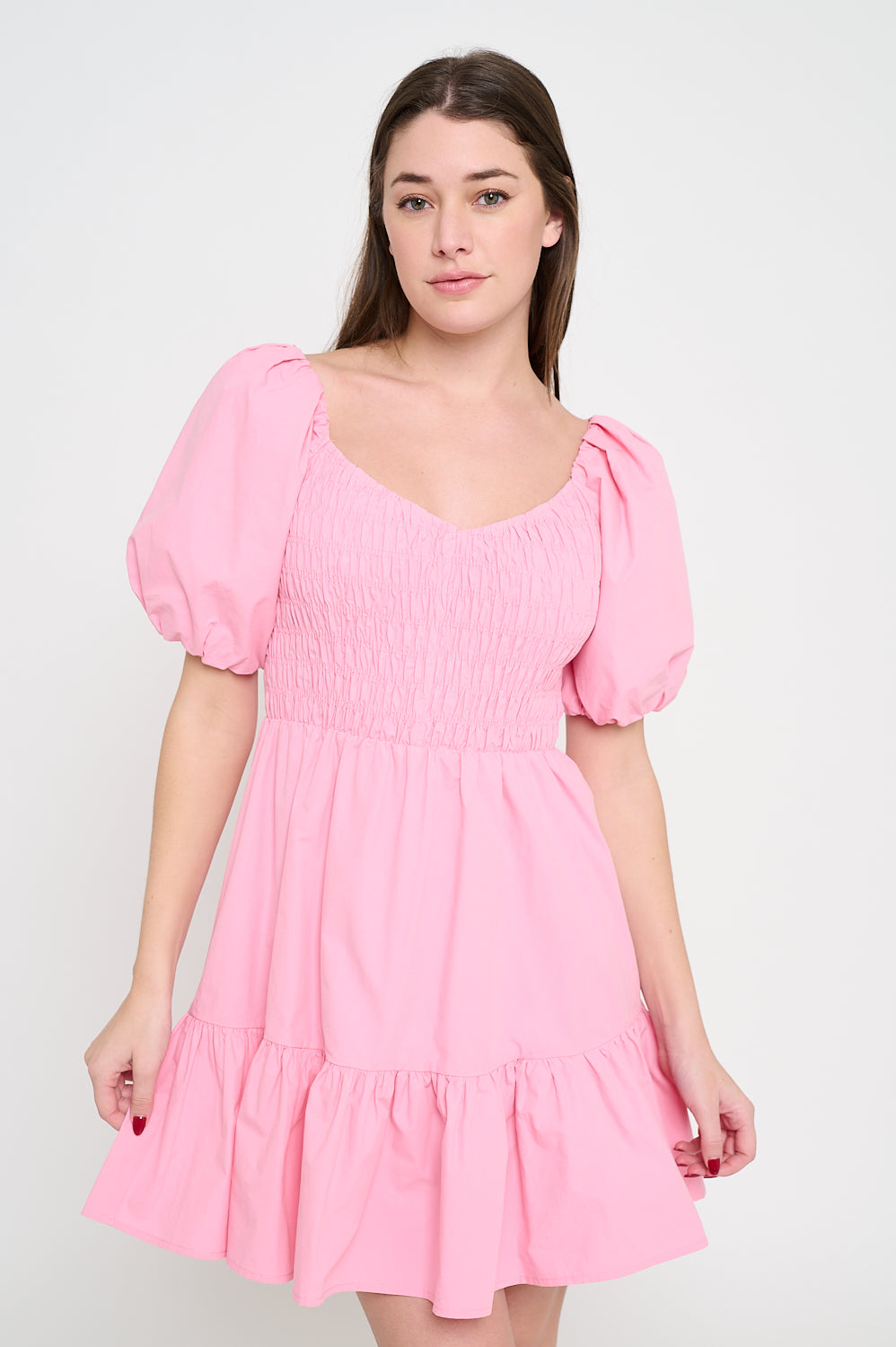 Petal Embrace Short Dress