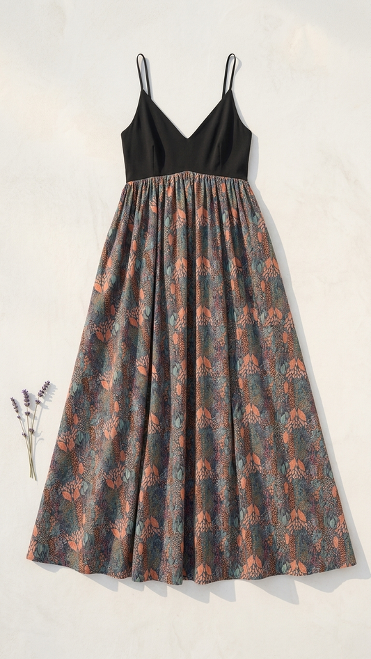 Autumn Canopy Maxi Dress