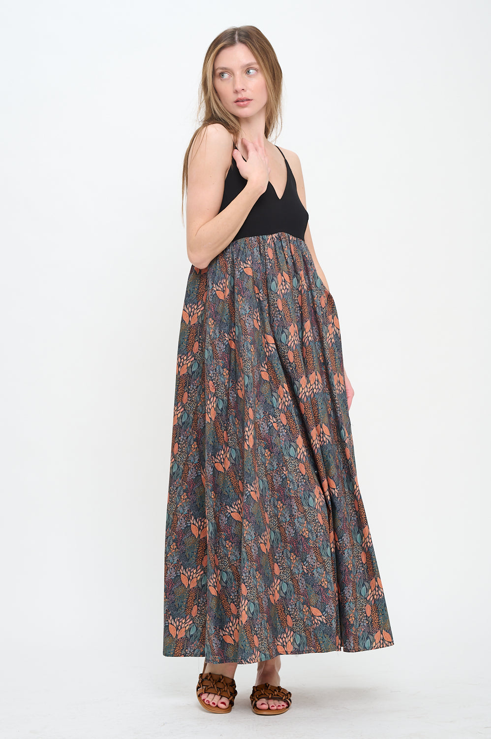 Autumn Canopy Maxi Dress