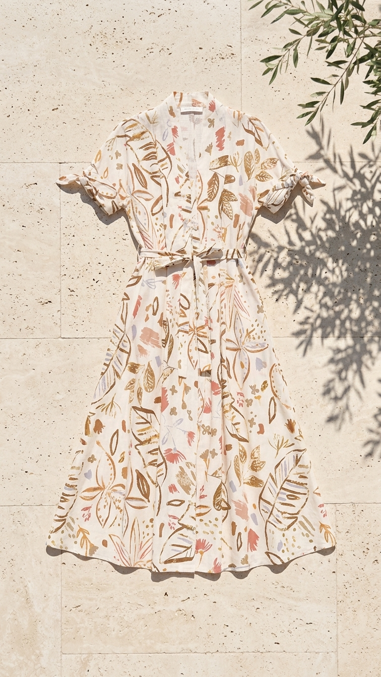 Olive Grove Shirt Dress