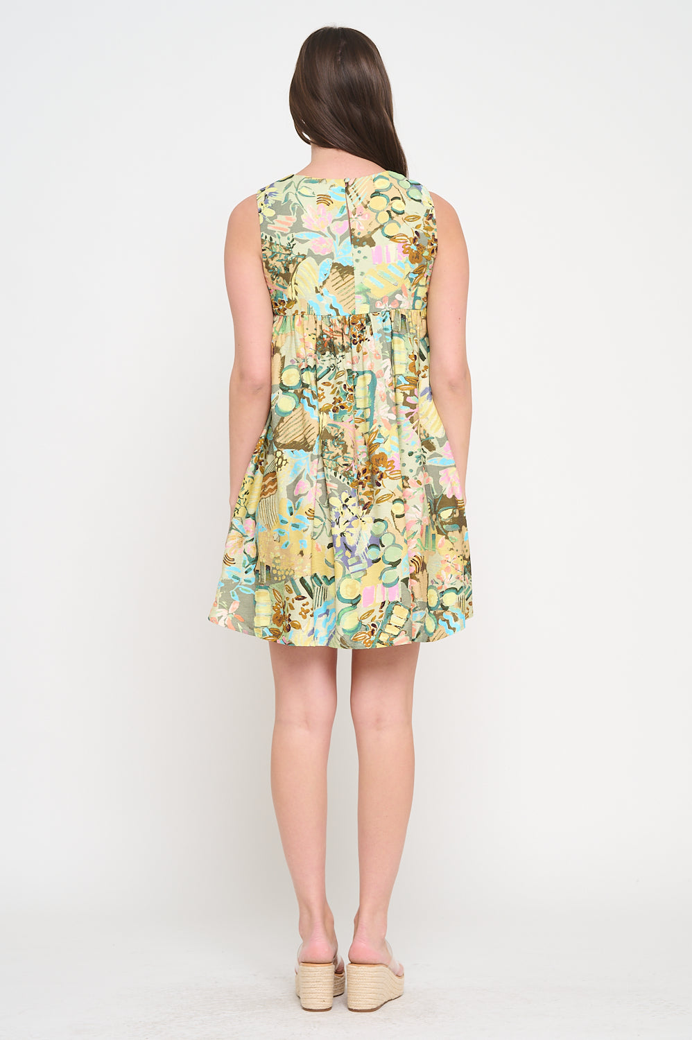 Whispering Meadow Pleat Dress