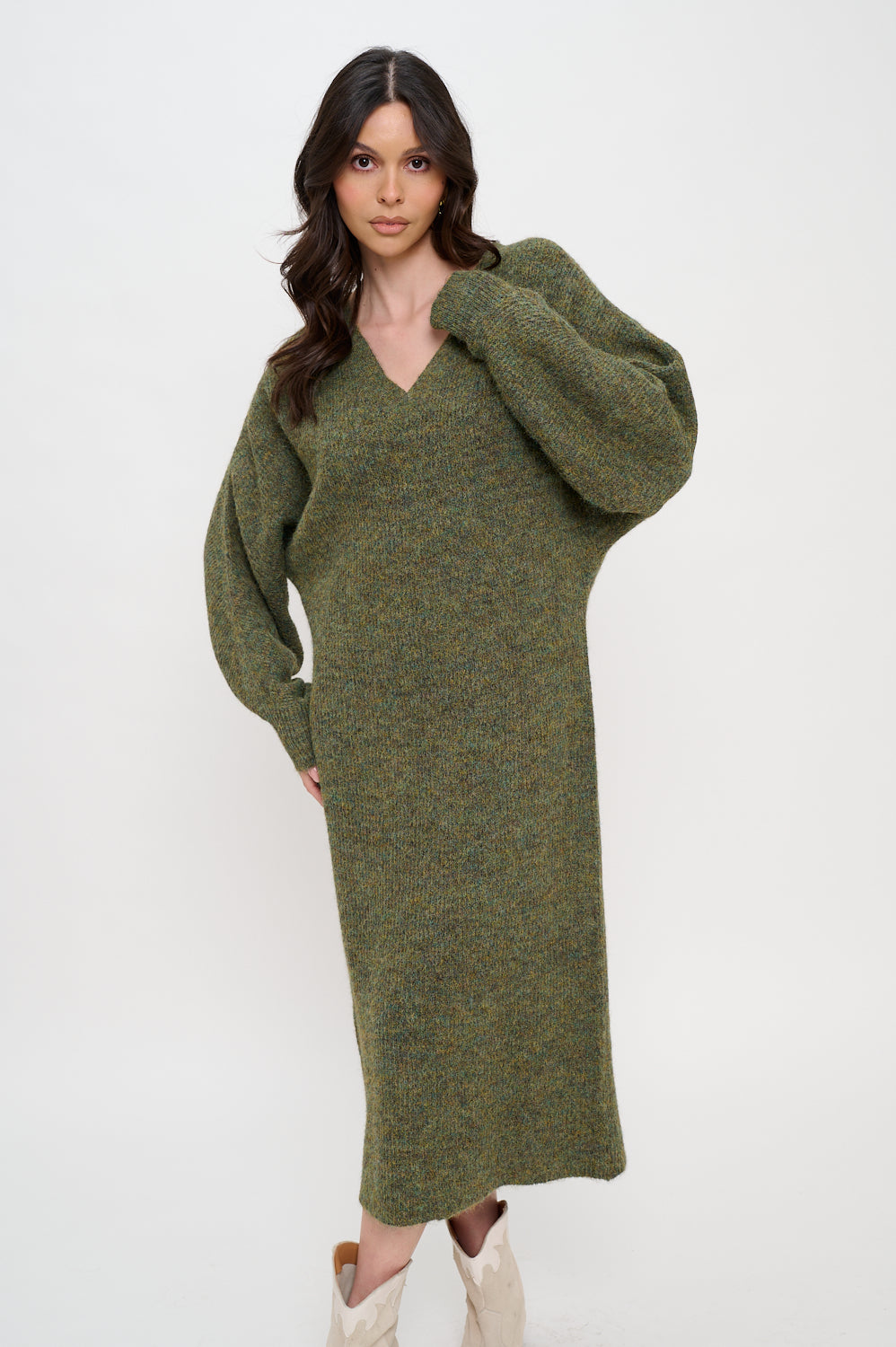 Oversize Sweater Maxi Dress
