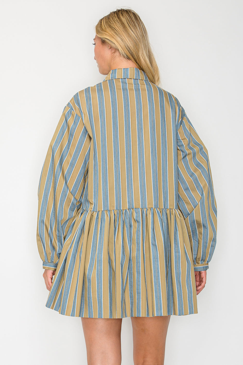 Hazel Fall Stripe Long Sleeve Dress