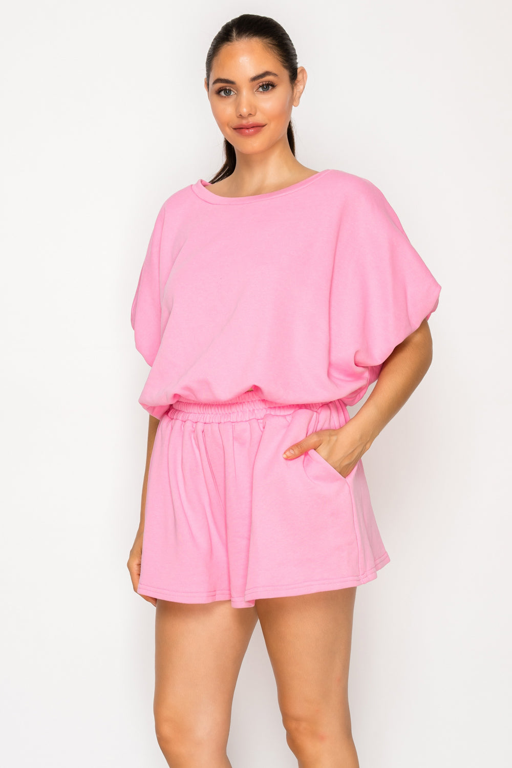 Pink French Terry Set