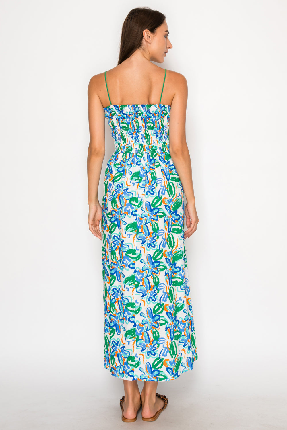 Calista Wild Smock Midi Dress