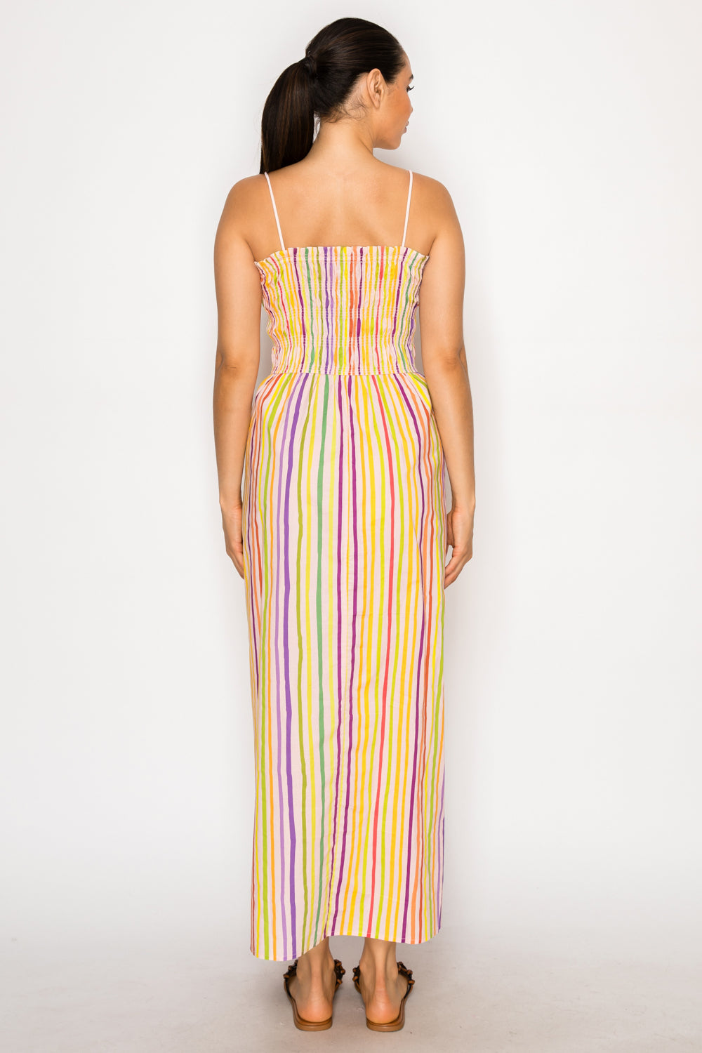 Paralia Stripes Midi Dress