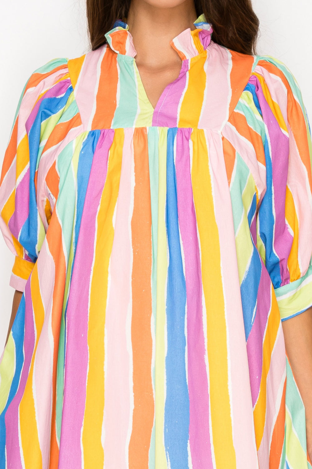 Sirena Stripe Short Dress