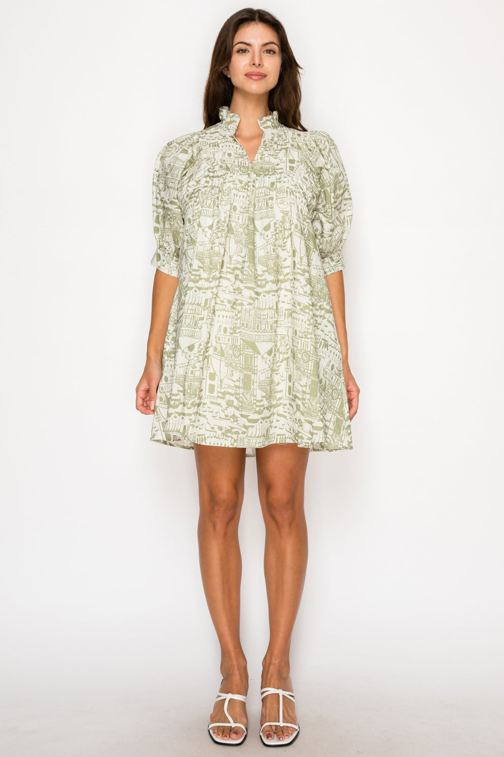 Verdant Bellezza Short Dress