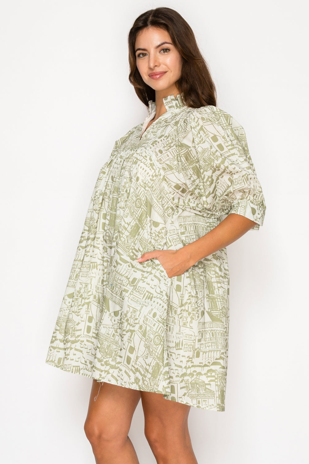 Verdant Bellezza Short Dress