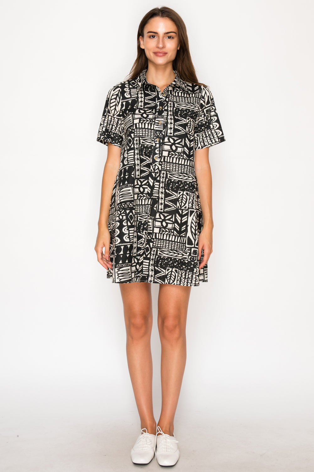 Nysas Ink Shirt Dress