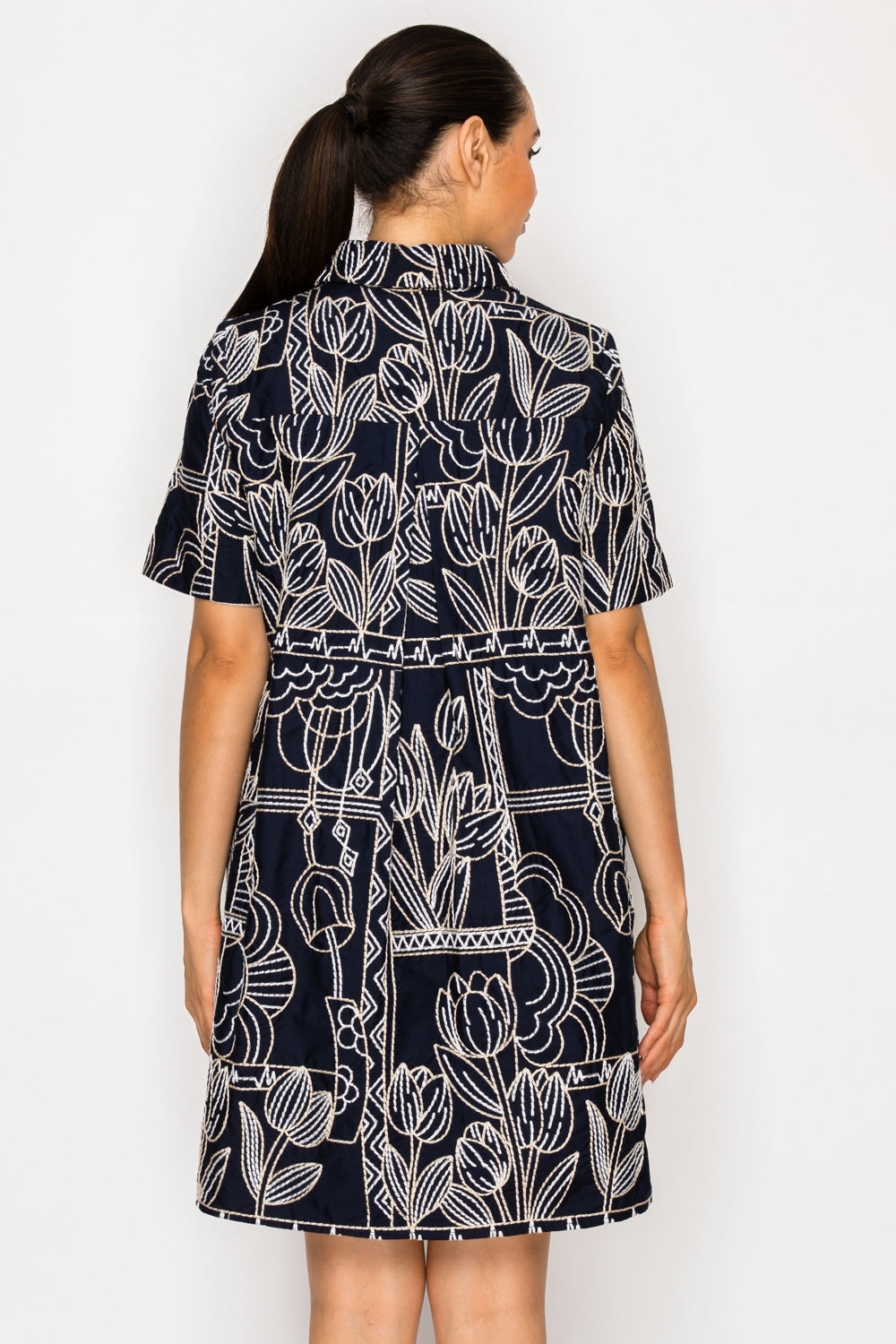 Selene's Stitch Shirt Dress