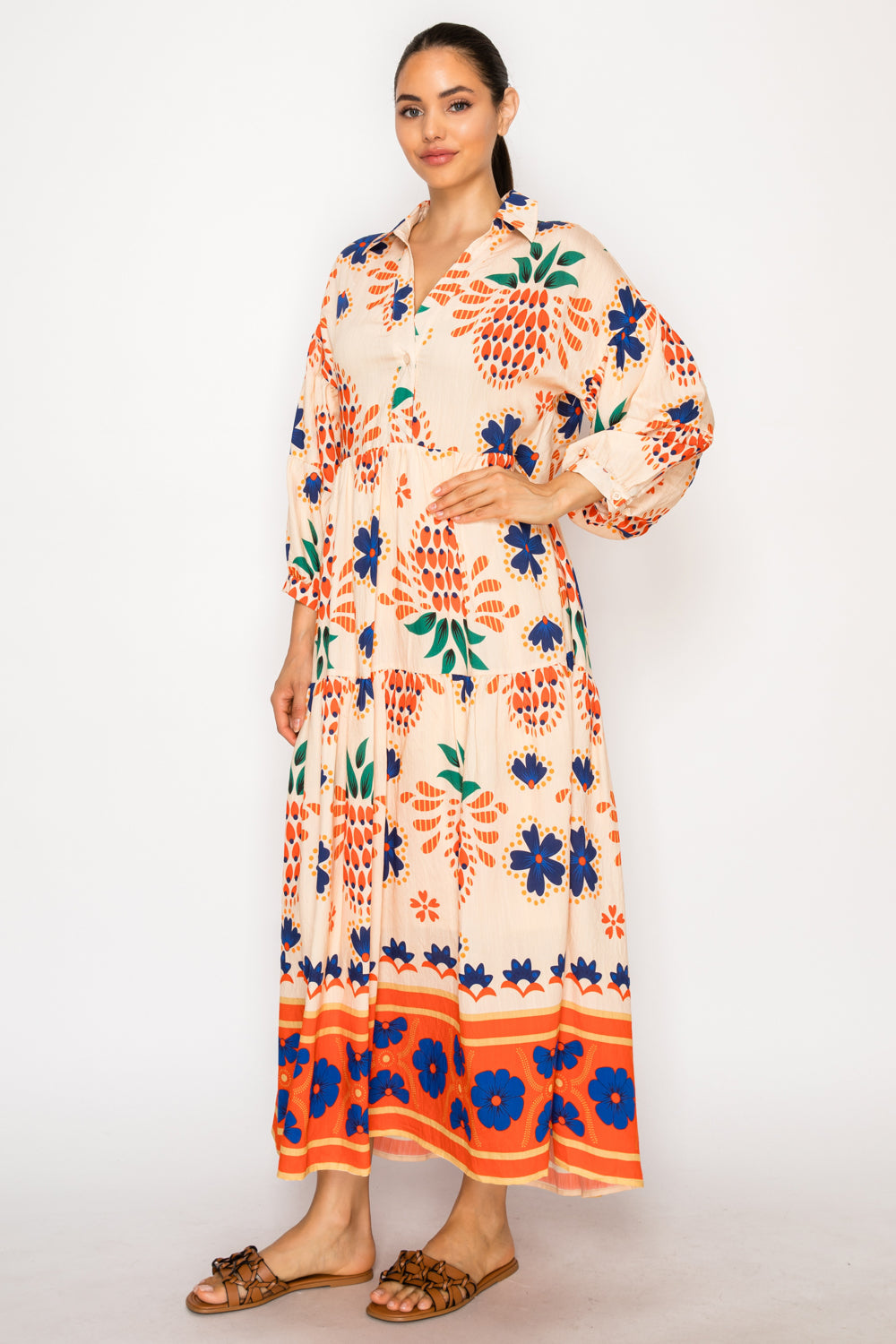 Dionysian Charm Maxi Dress