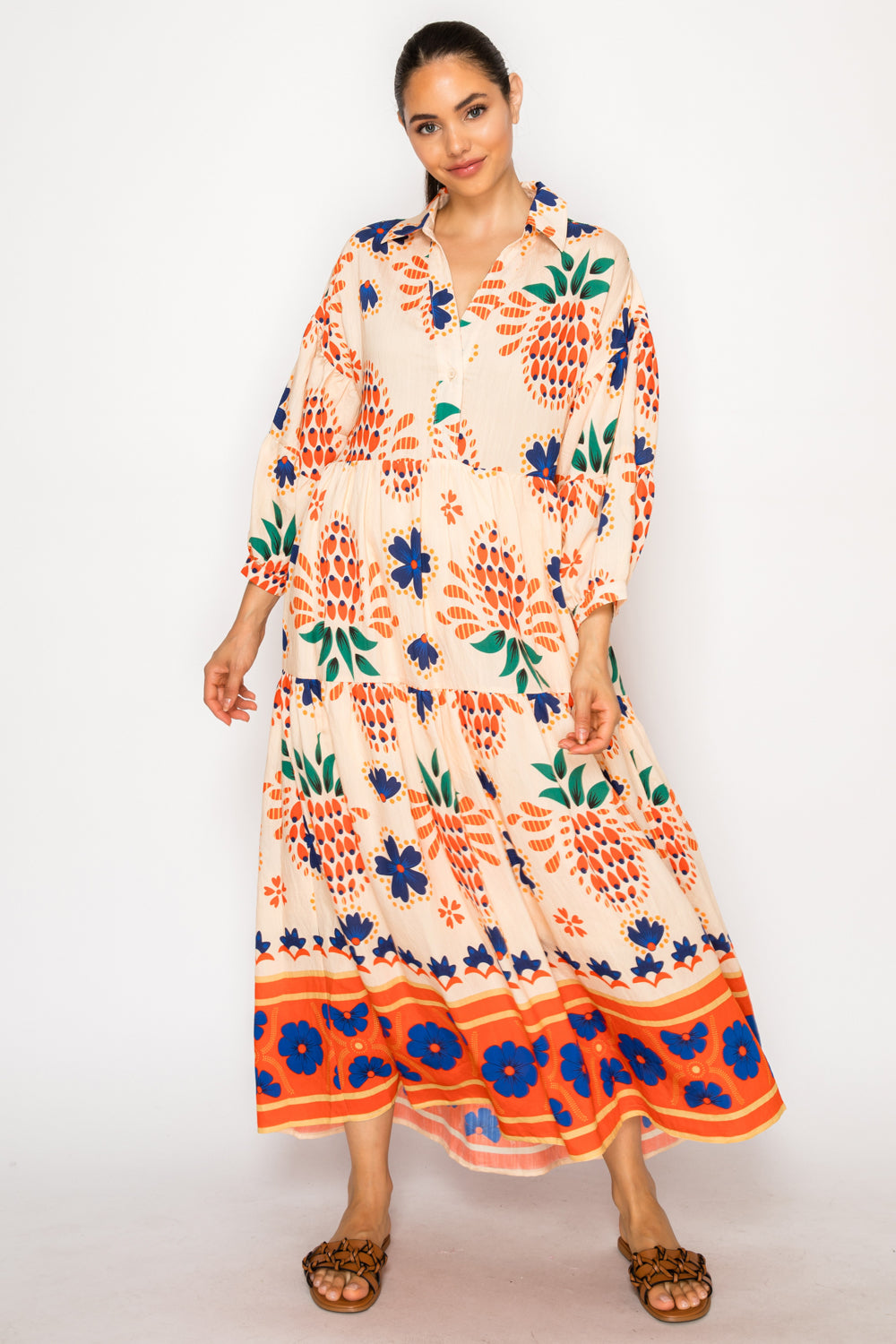 Dionysian Charm Maxi Dress