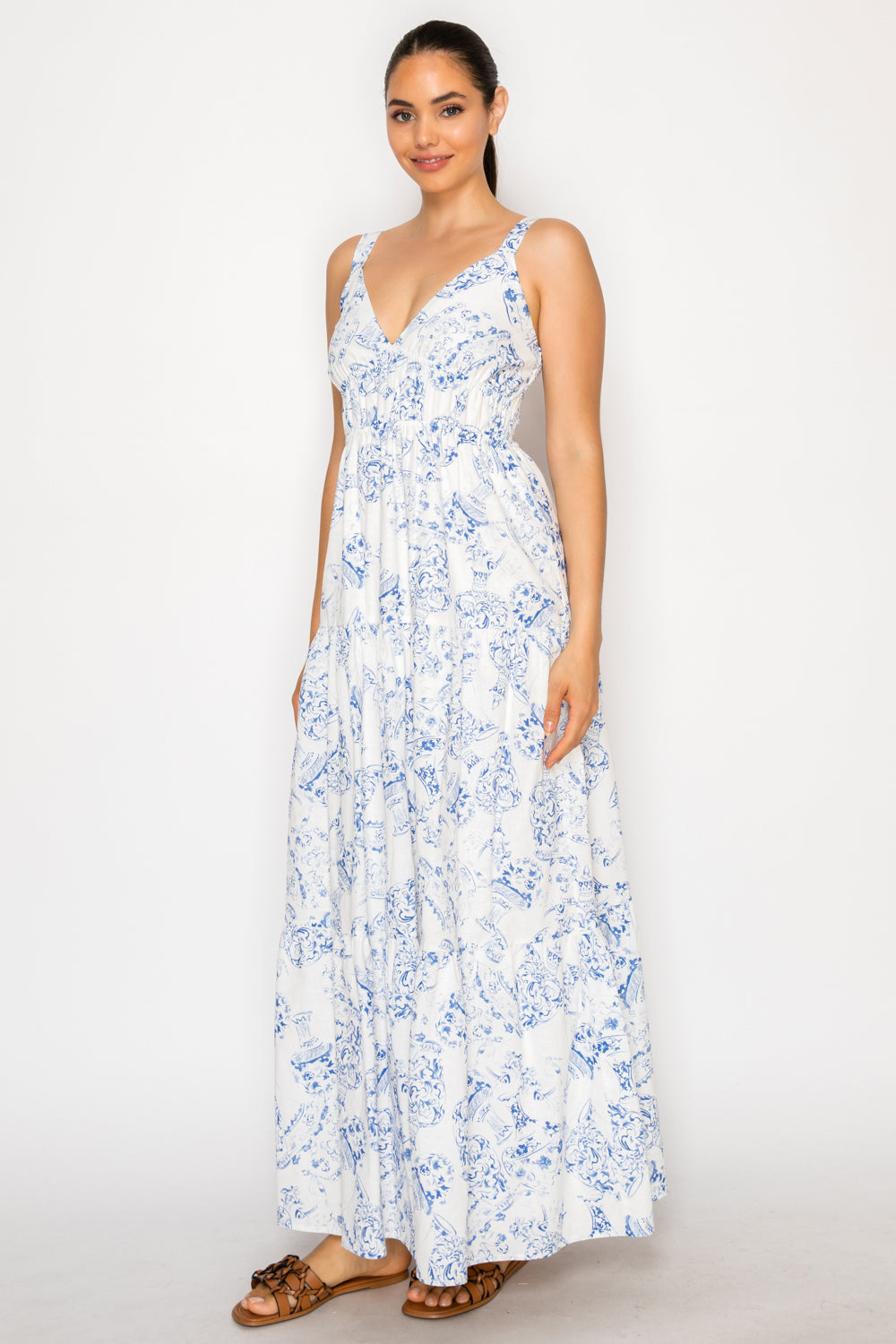 Delos Porcelain Maxi Dress