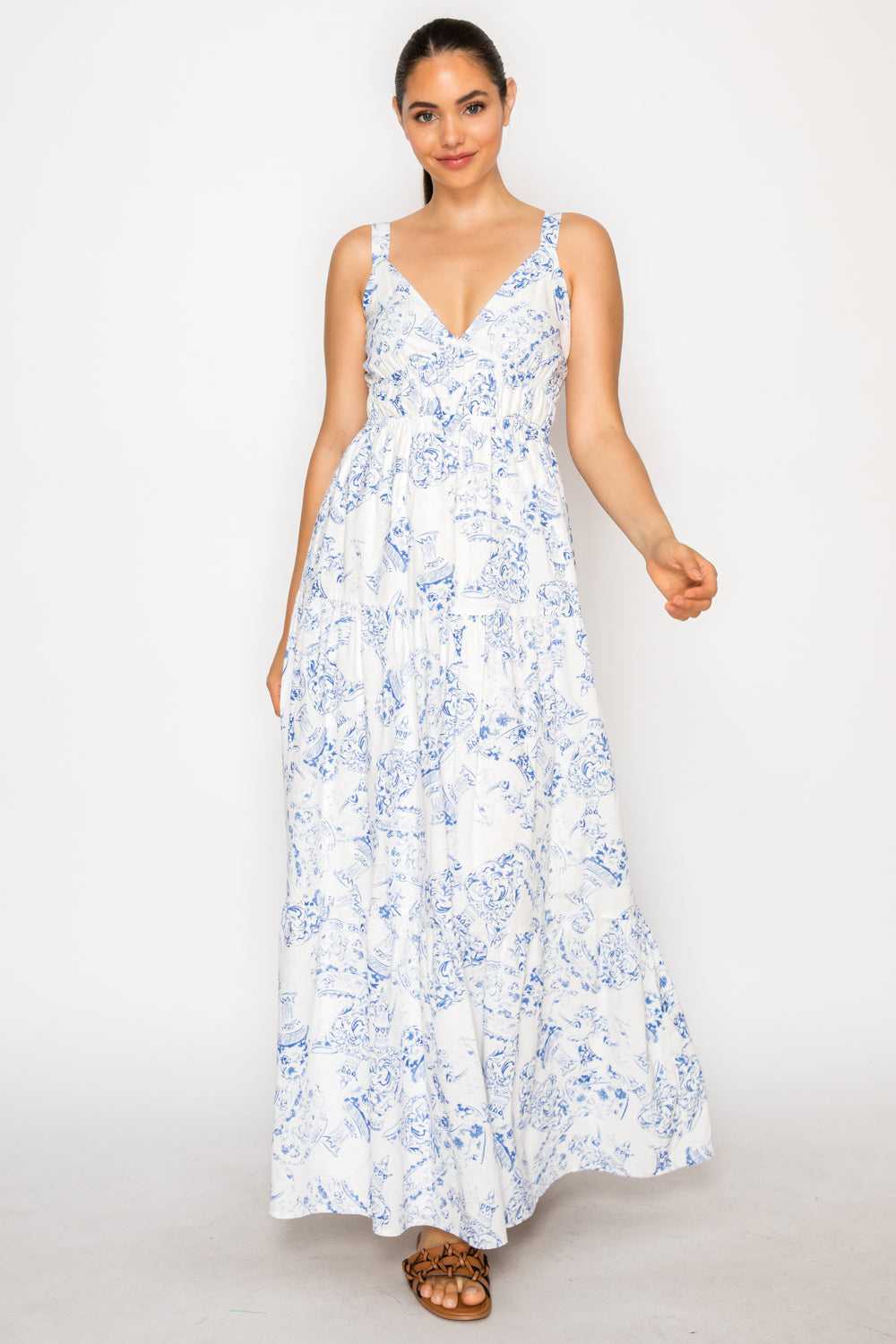Delos Porcelain Maxi Dress