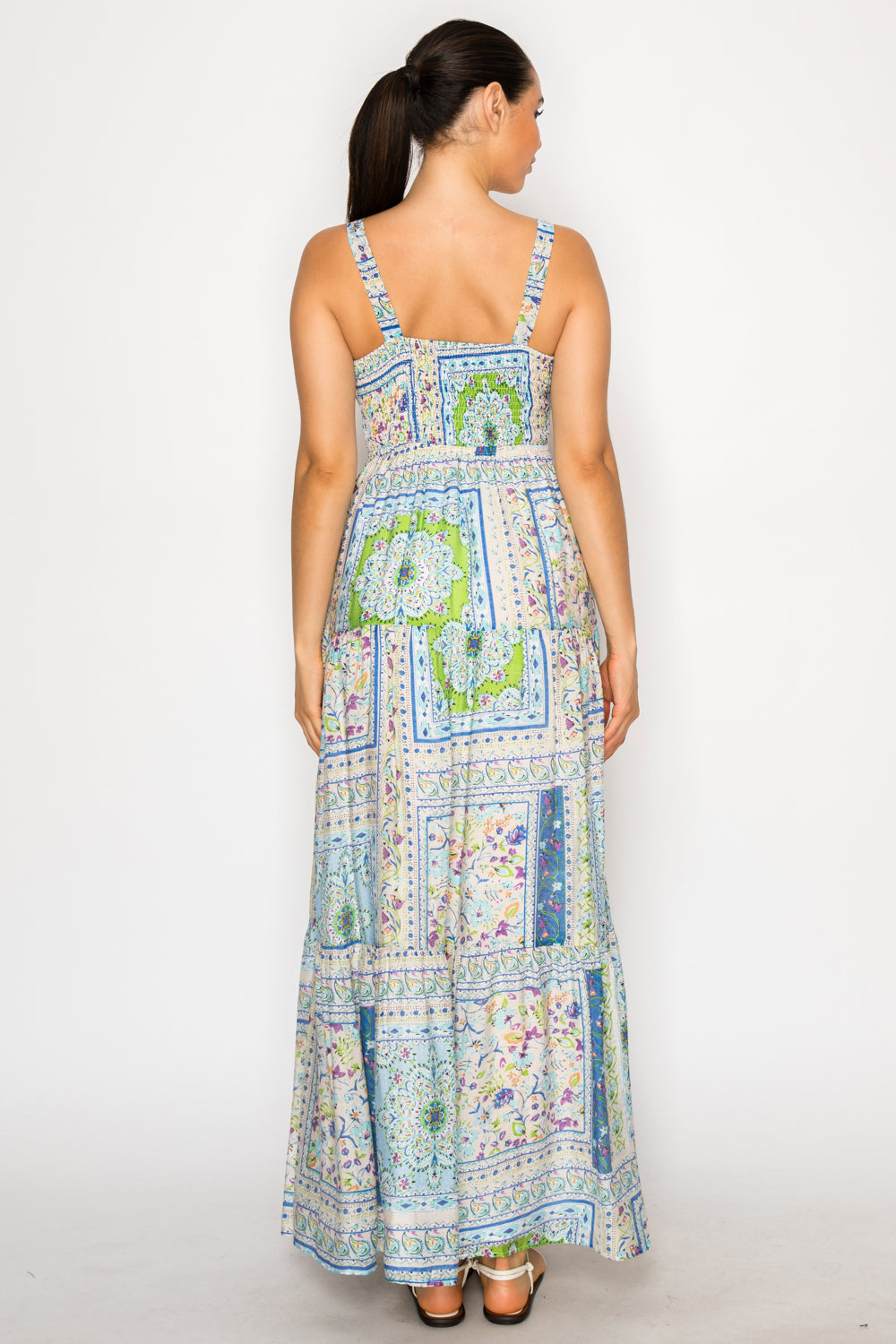 Helenic Tapestry Maxi Dress