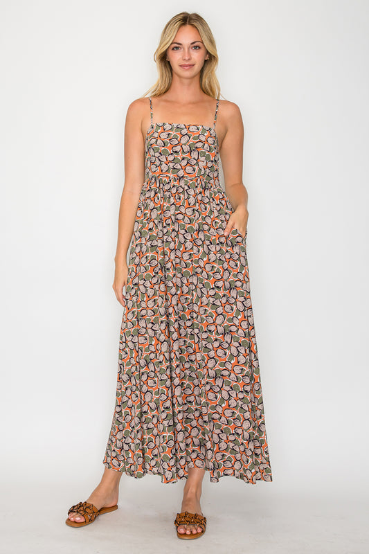 Autumn Pebble Maxi Dress