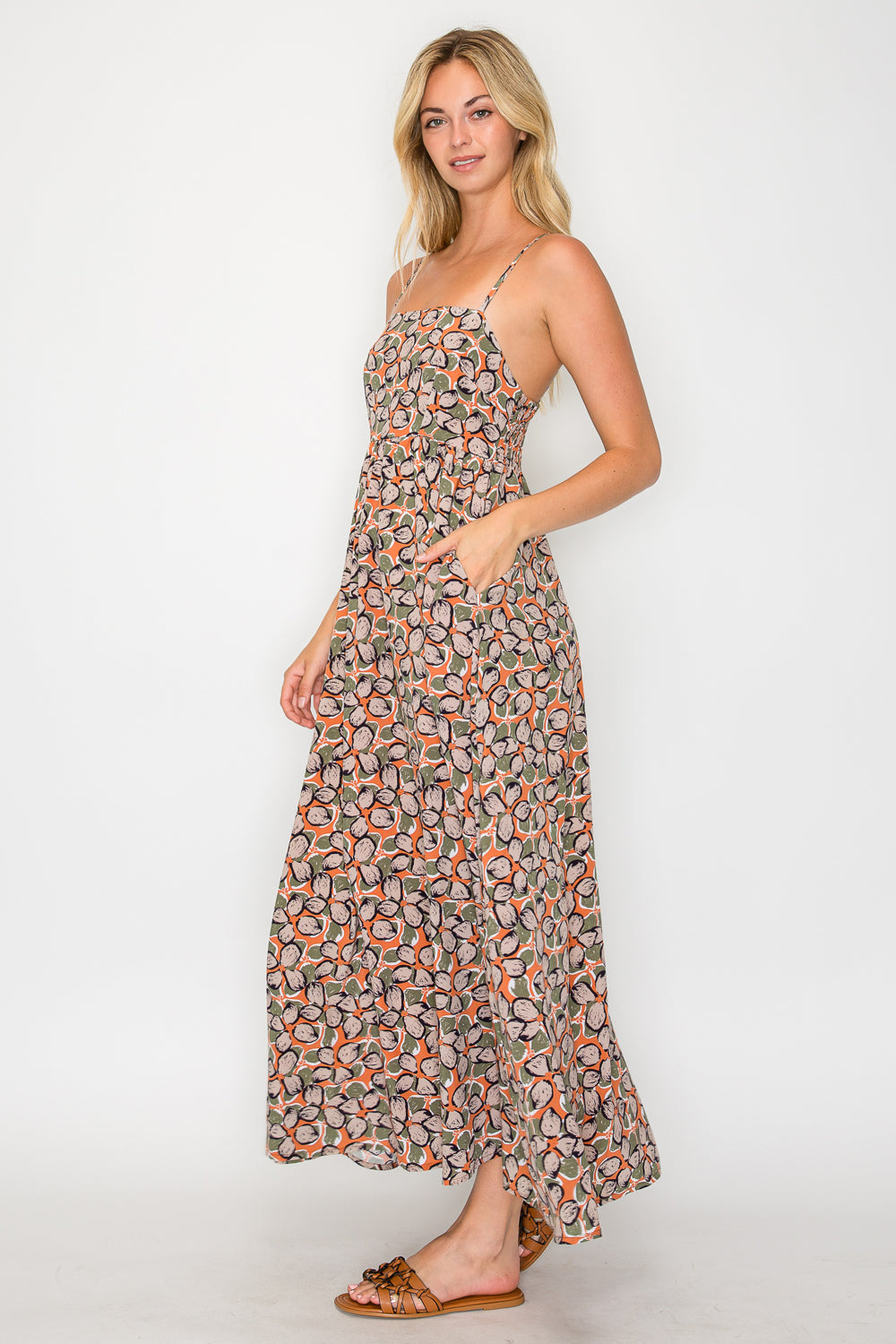 Autumn Pebble Maxi Dress