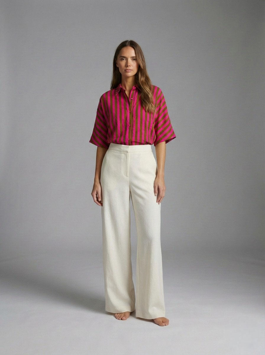 Twilight Daisy Checkered Blouse