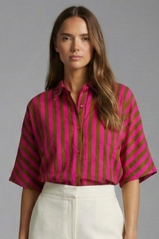 Twilight Daisy Checkered Blouse
