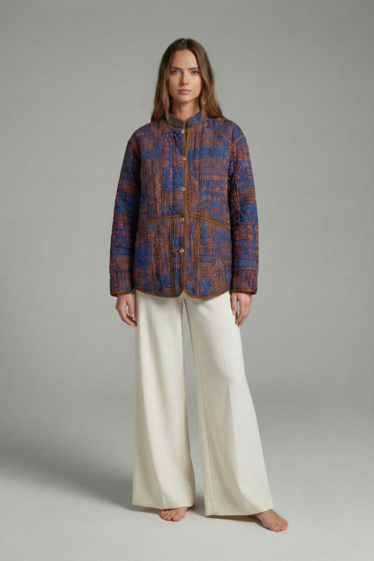 Bohemian Rhapsody Reversible Quilted Jacket