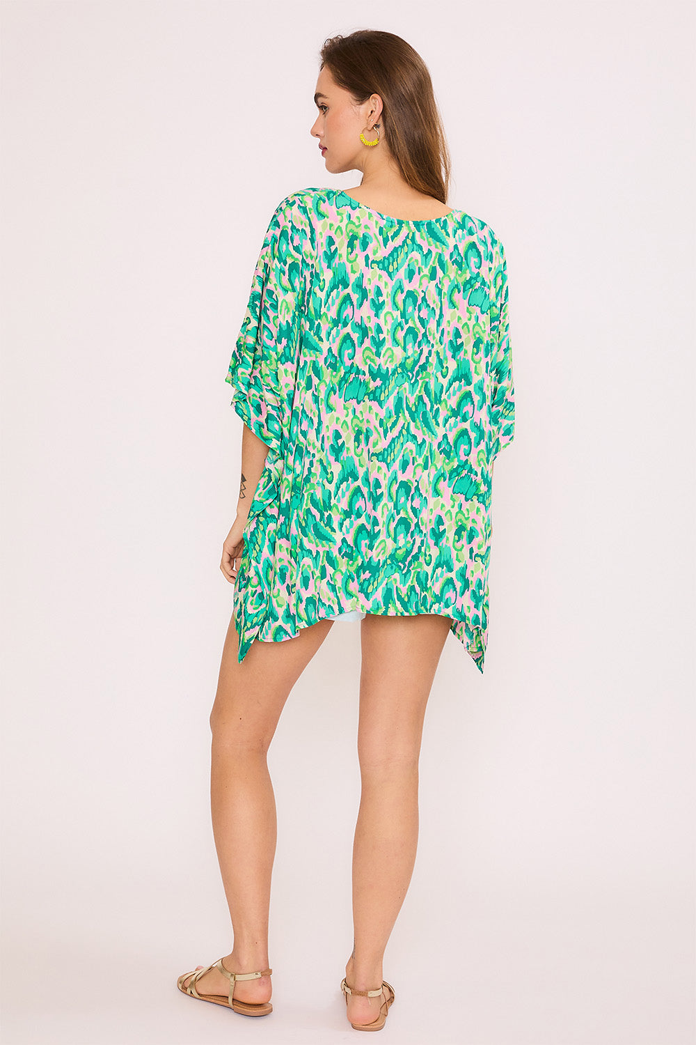 Tribal Green Sweet Santi Top