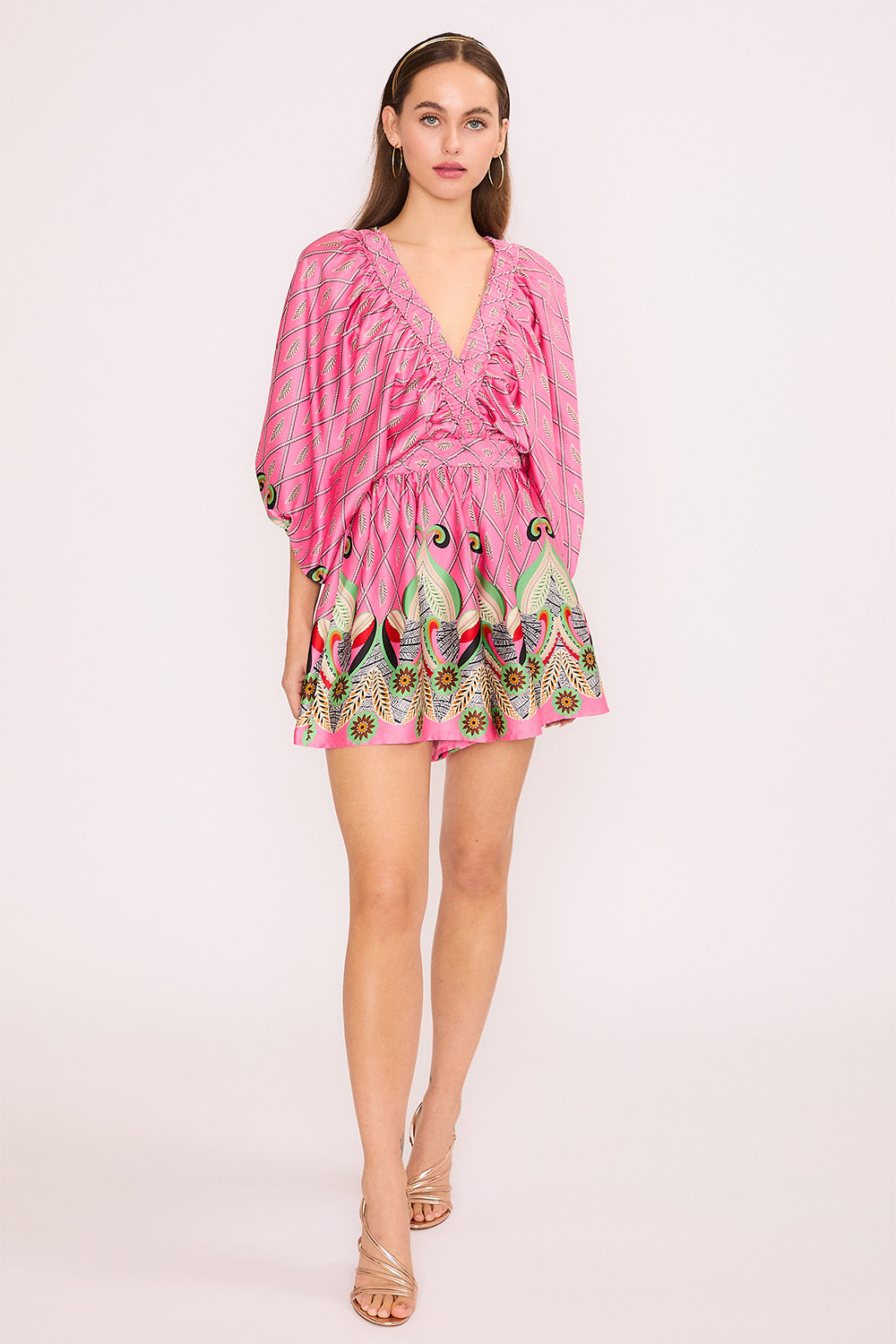 Feather Pink Ada Romper