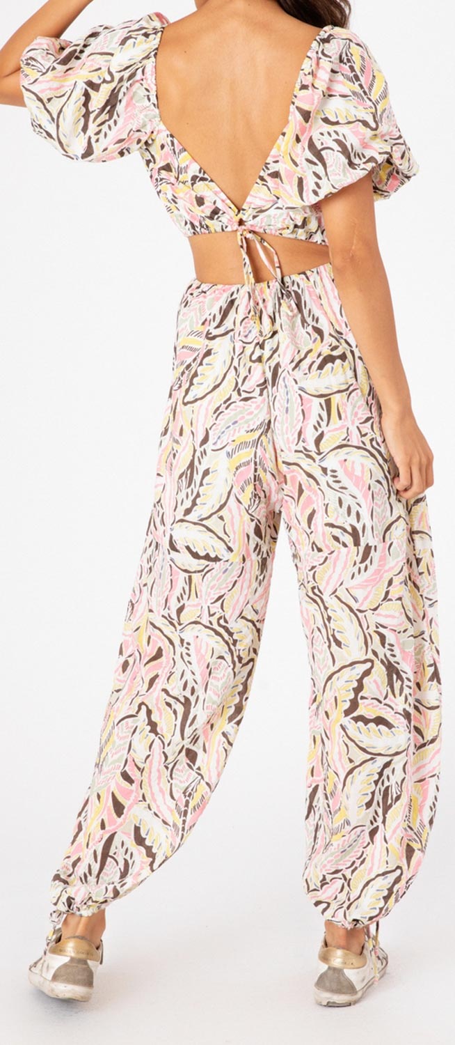 Pink Art Casey Jumpsuit