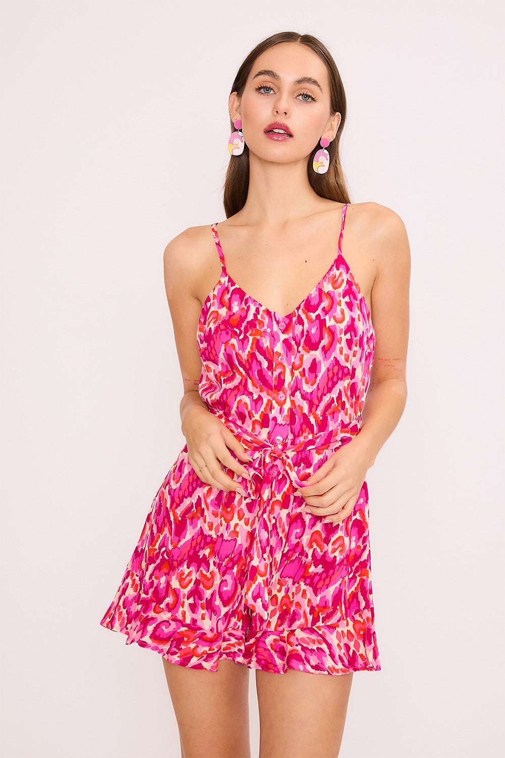 Fuchsia Tribal Sophia Dress