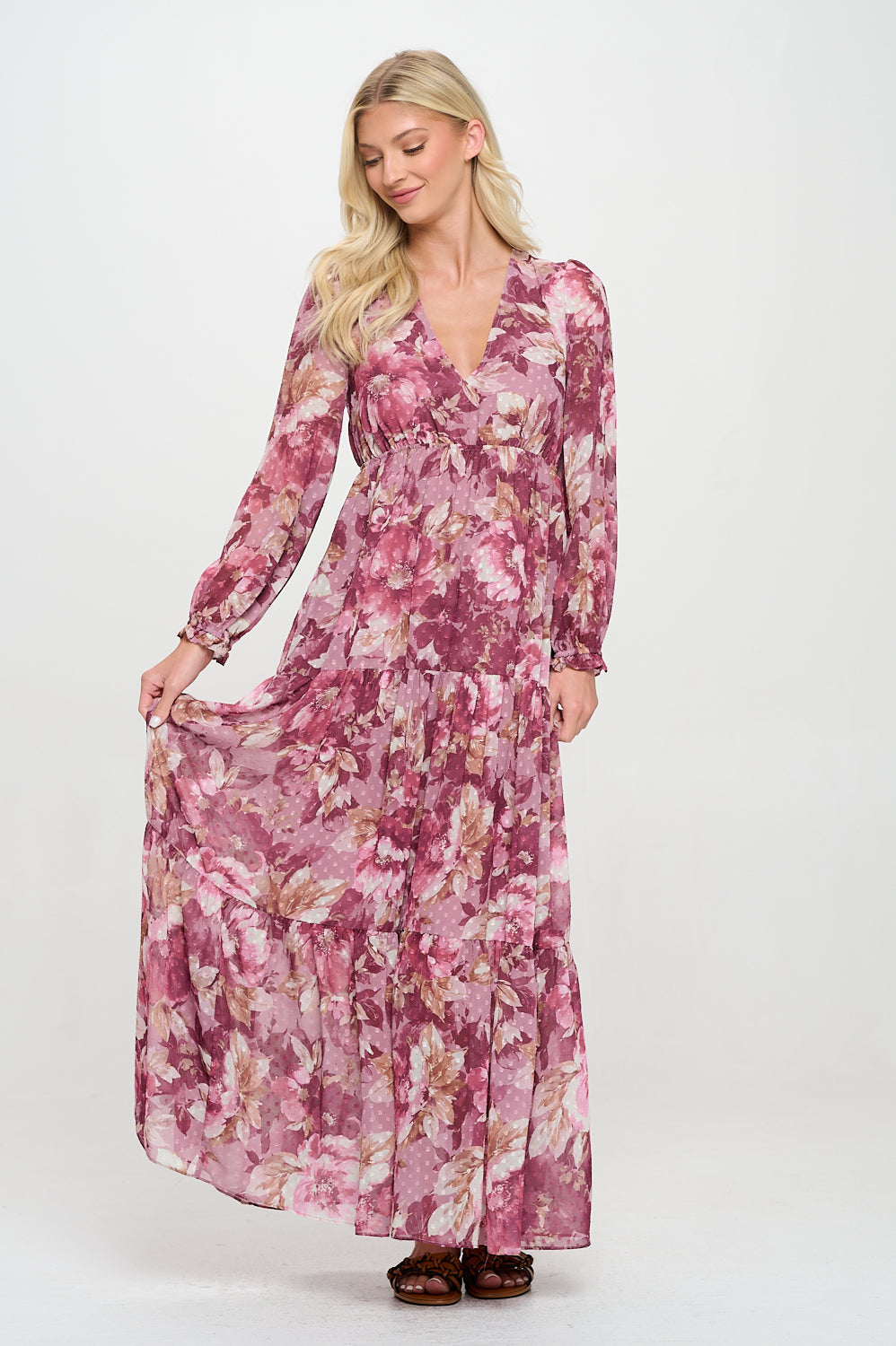 Camellia Mauve Maxi Dress