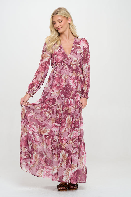 Camellia Mauve Maxi Dress