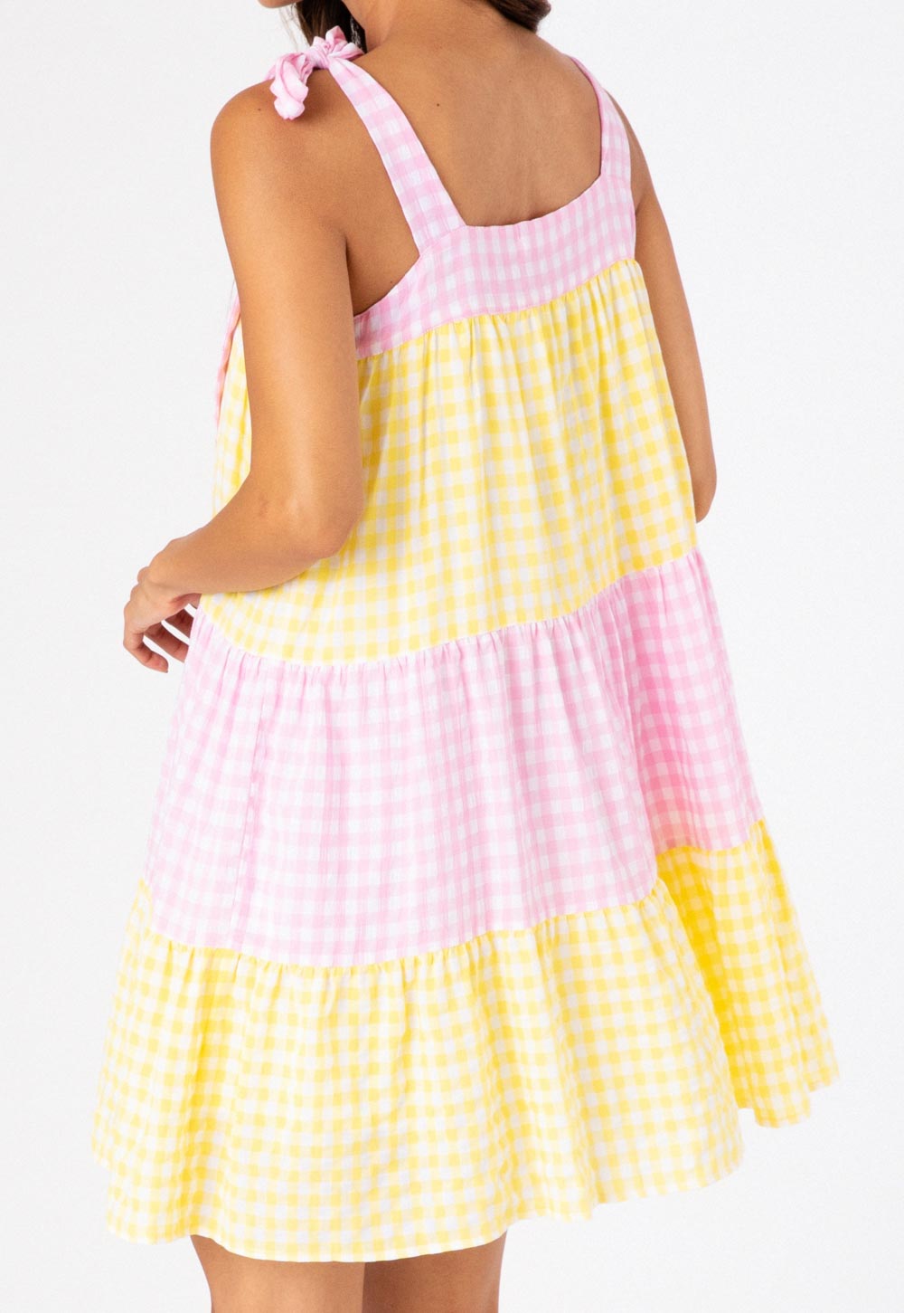 Yellow Pink Multi Bella Dress