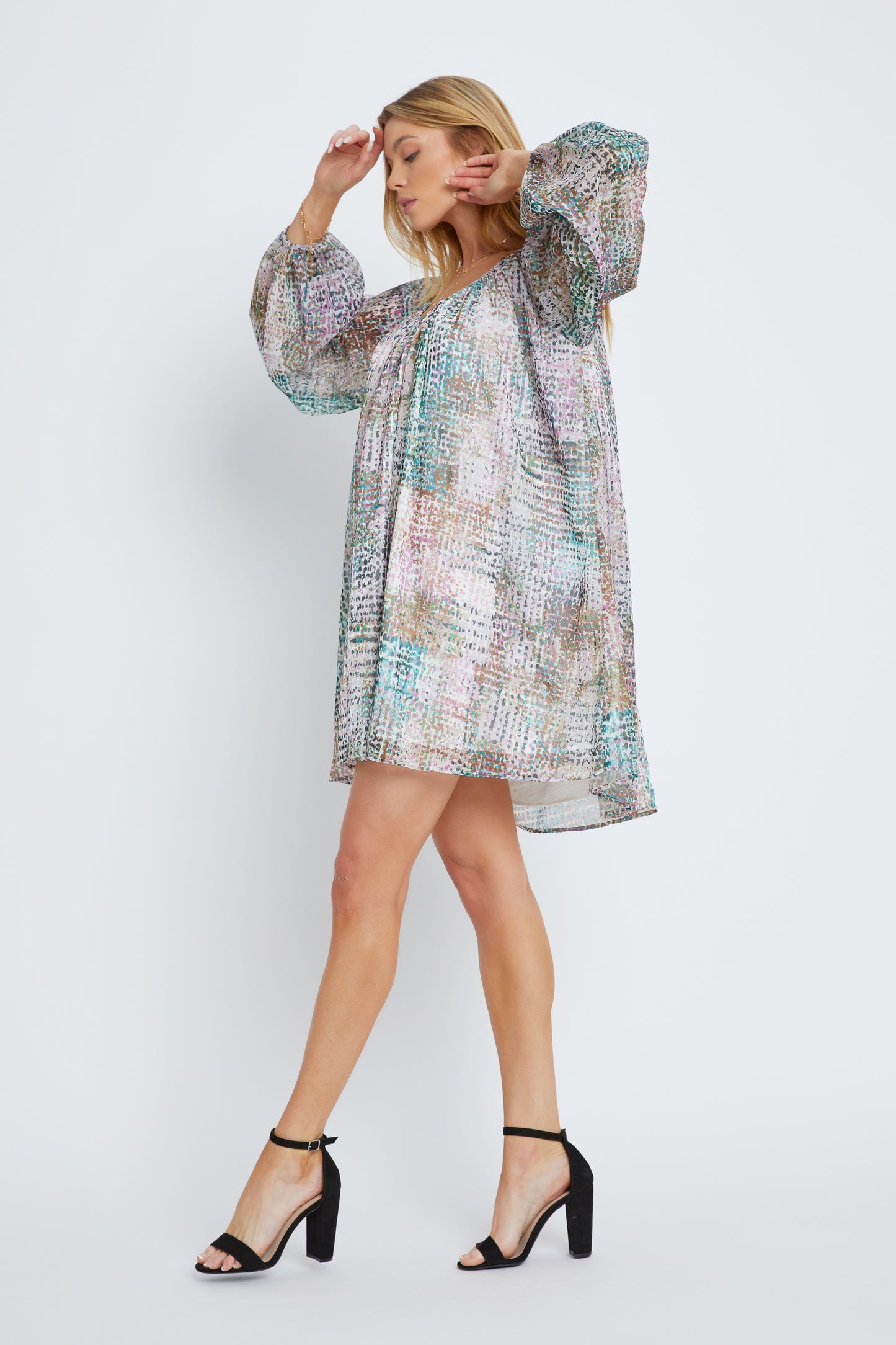 Multi Pebble Hideaway Dress