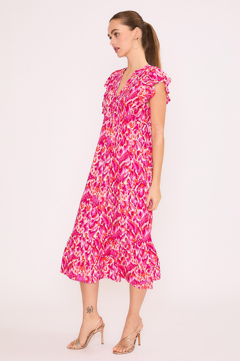 Fuchsia Tribal Angelica Dress