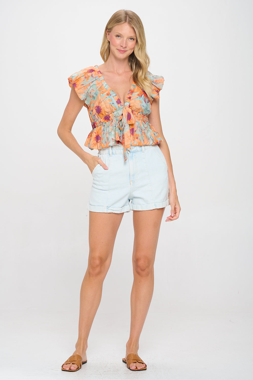 Sunflower Blue Adelina Top