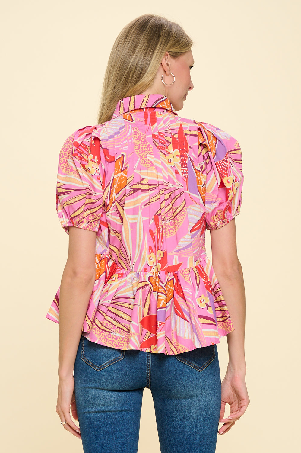 Tropical Pink Willa Top