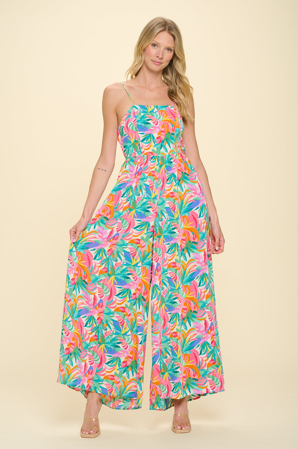 Palm Cora Dress