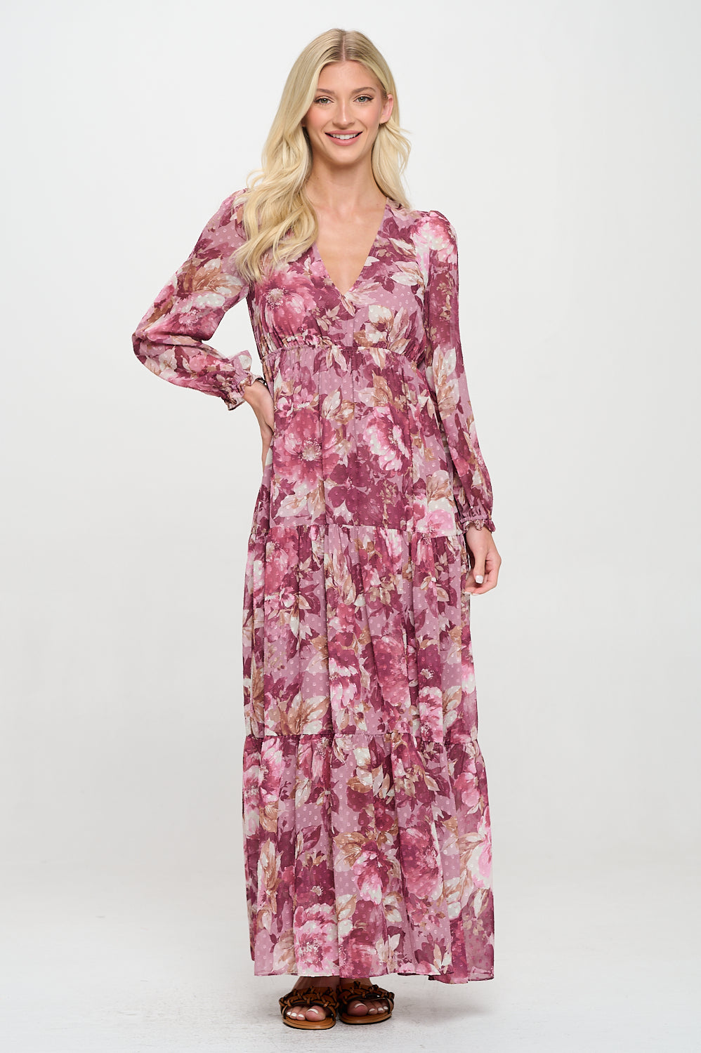 Camellia Mauve Maxi Dress