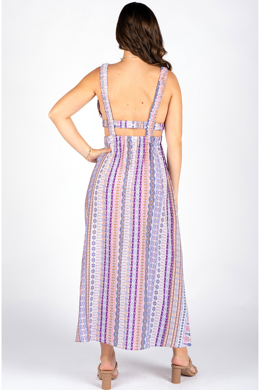 Ethnic Purple Beatrice Dress