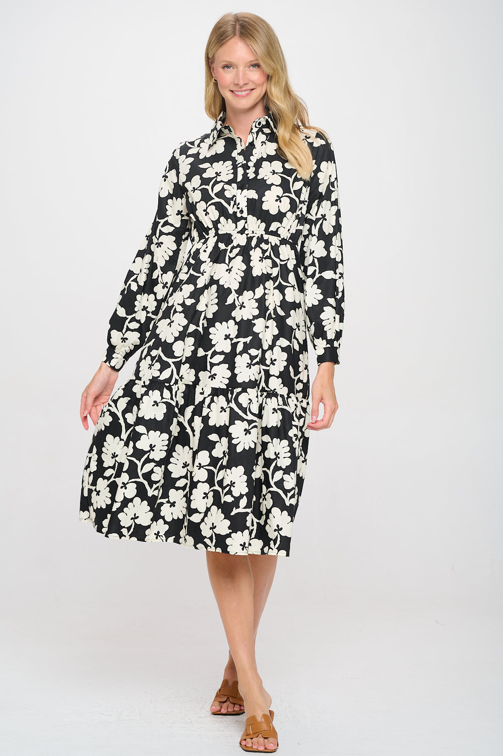 Retro Floral Mila Dress