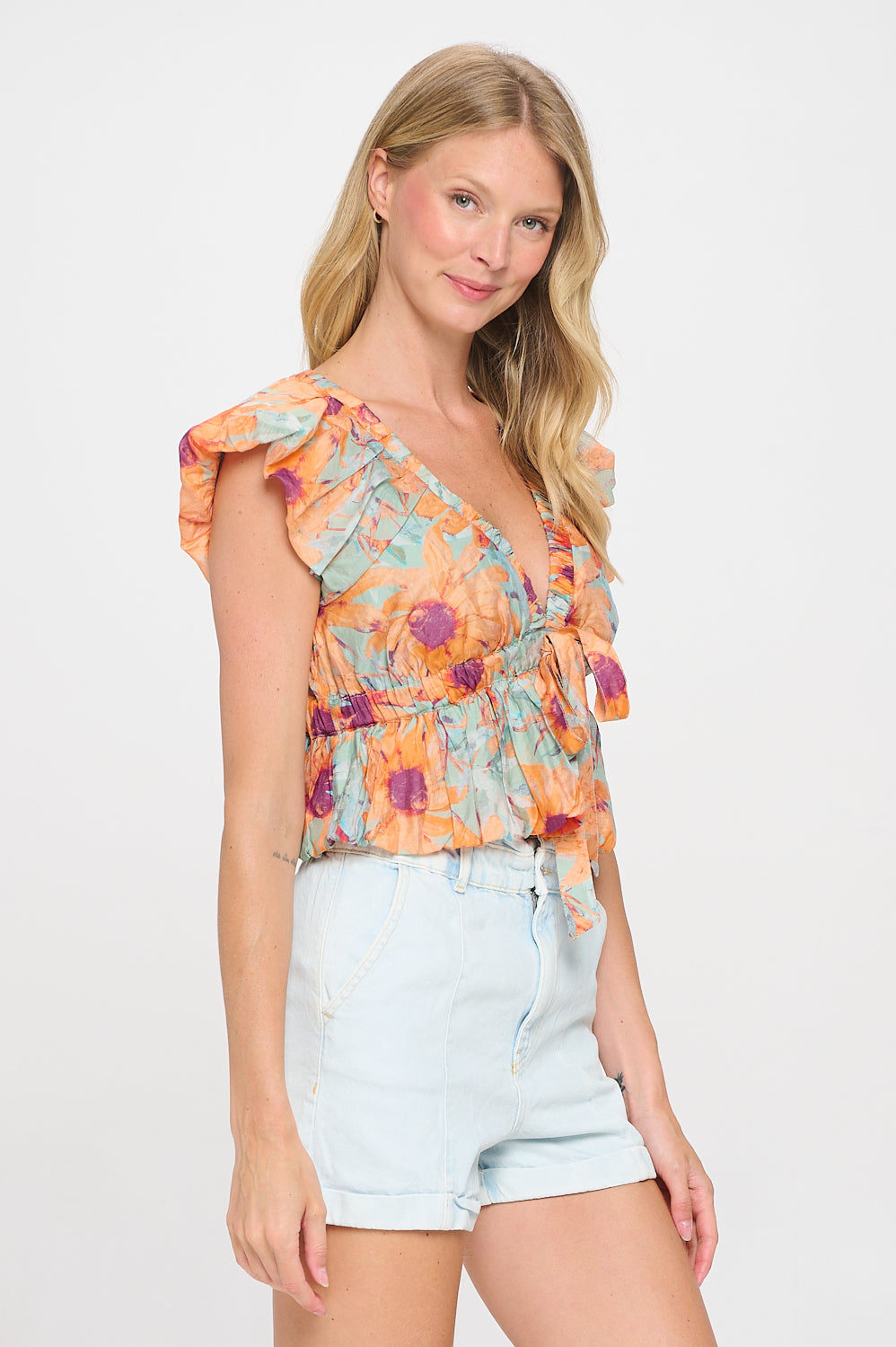 Sunflower Blue Adelina Top